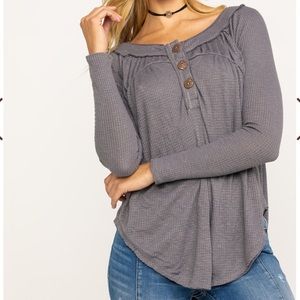 We The Free Henley Top